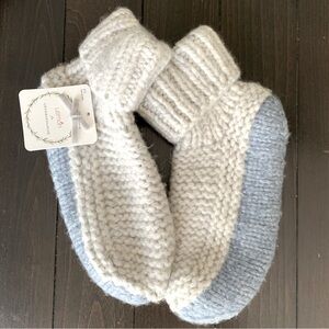 Anthropologie Lemon sweater socks SIZE S